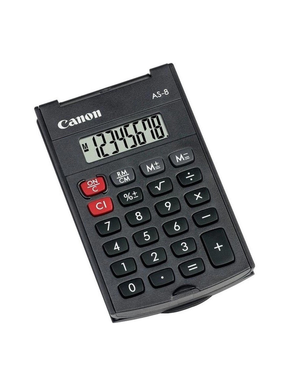 Canon%20AS-8%208%20Haneli%20Kapaklı%20Cep%20Tipi%20Hesap%20Makinesi