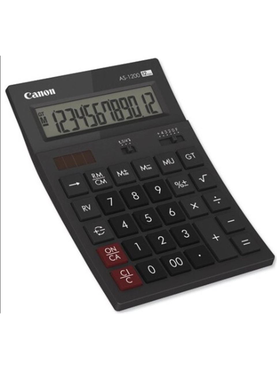 Canon%20AS-1200%2012%20Haneli%20Masaüstü%20Hesap%20Makinesi%20Siyah