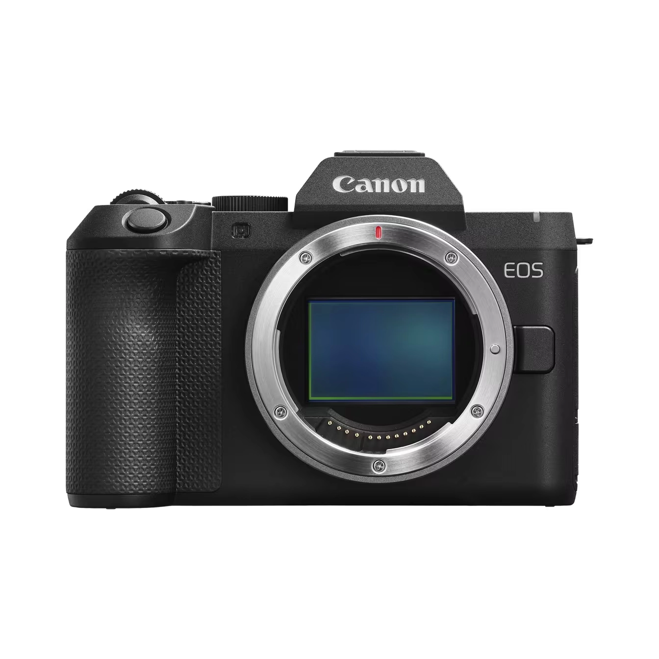 Canon EOS R8 Mark II Body önden görünüm ve tam kare sensör