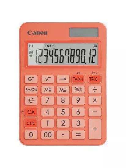 Canon LS-125KB 12 Haneli Hesap Makinesi Turuncu | Banffonline