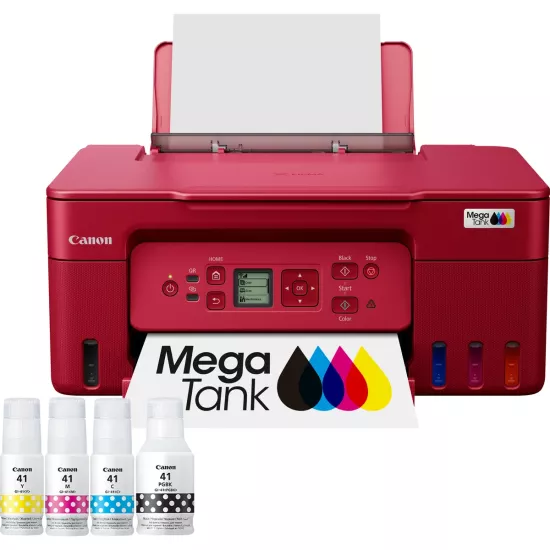 Canon PIXMA G3470 Çok Fonksiyonlu Kablosuz Tanklı Yazıcı Kırmızı | Banffonline