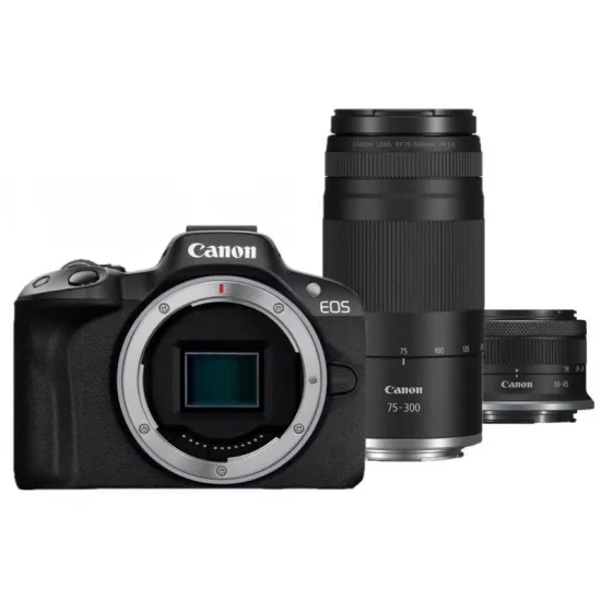 Canon EOS R50 Çift Lens Kit (18-45mm + 75-300mm) Fiyatı ve Özellikleri