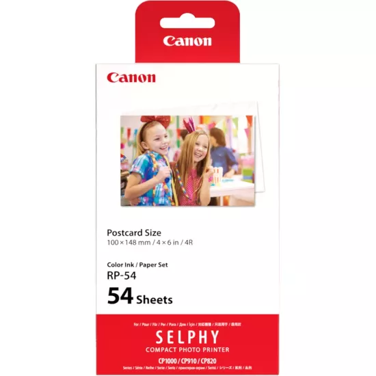Canon RP-54 Fotoğraf Kağıdı ve Mürekkep Seti 54 Baskı | Banffonline