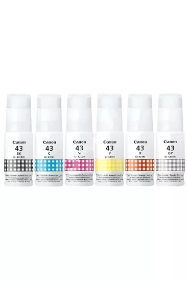 Canon INK GI-43 Mürekkep Seti 6 Renk