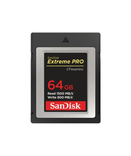 SanDisk Extreme Pro 64 GB 1500 MB/s CFexpress Kart