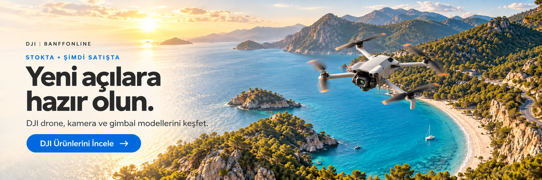 DJI ürünleri stokta, şimdi satışta | Banffonline